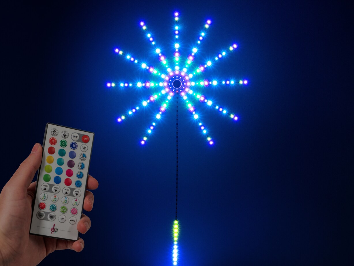 Julklapp till 10-åring: LED Fyrverkerilampa